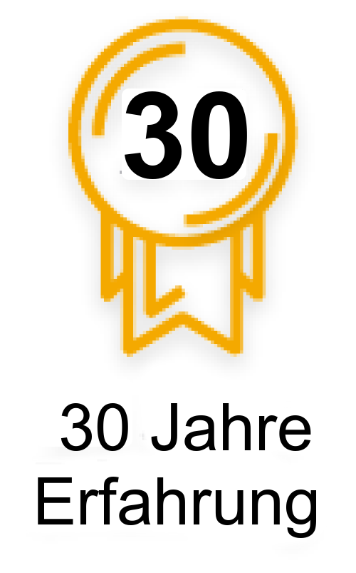 Siegel: 30 Jahre Erfahrung